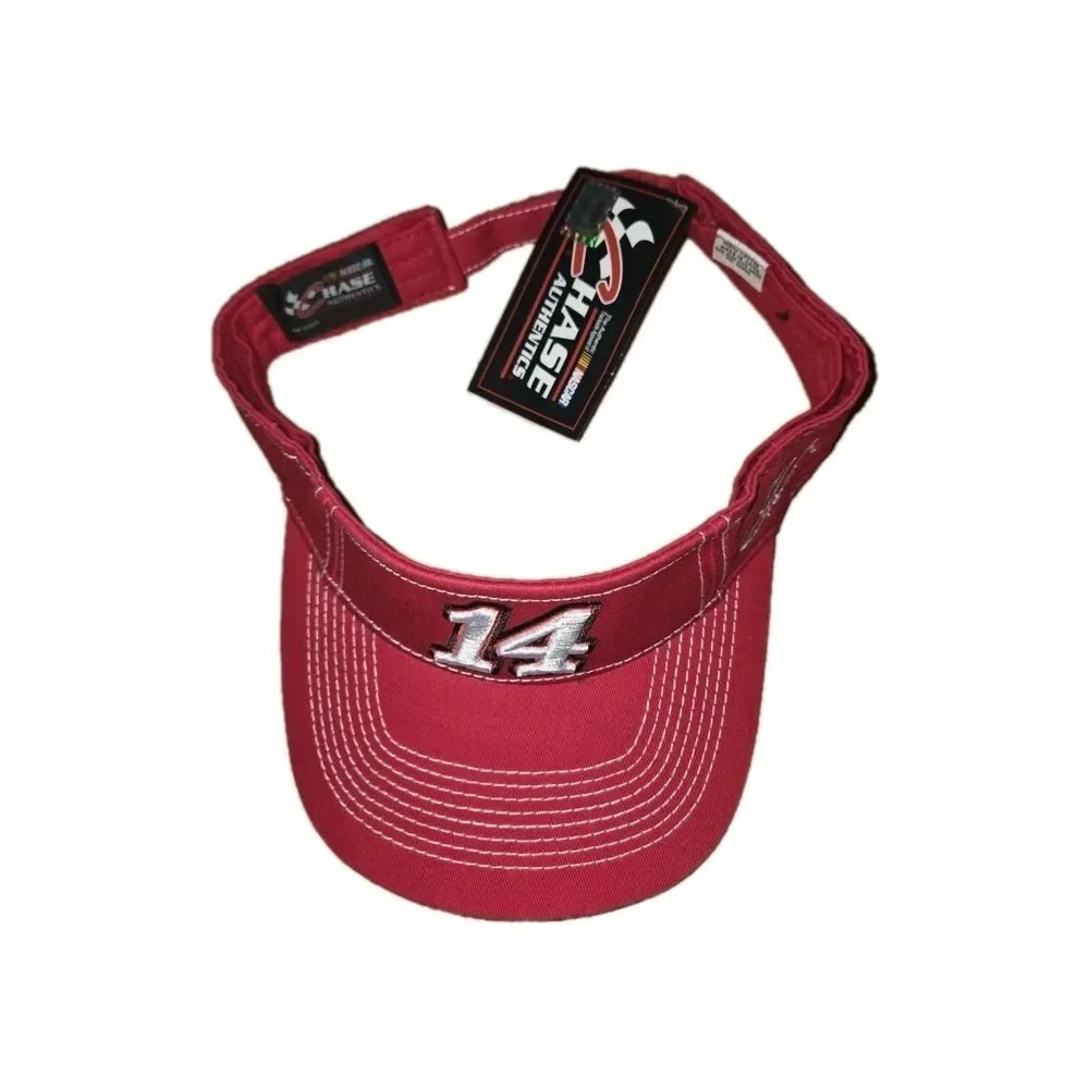 NASCAR Tony Stewart 14 Visor Cap Red Stewart Haas NWT Chase Authentics Vintage